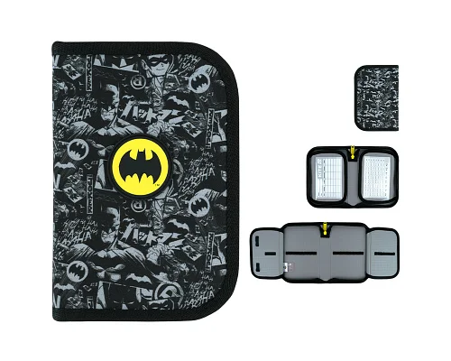 Пенал без наповнення Kite DC Comics, 1 відділення, 2 відвороти (DC26-622)