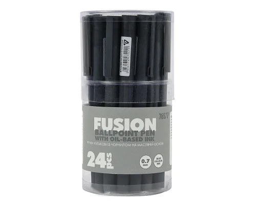 Ручка кулькова Yes Fusion.Shadow 0,7 мм синя (412299)