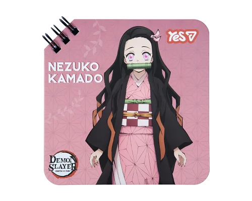 Блокнот Yes Demon Slayer Nezuko 110x110 80 листов линия (152193)