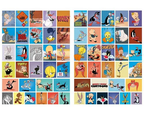 Книжка-розмальовка зі стікерами Looney Tunes: Веселий кролик Ідейка (LCB44)