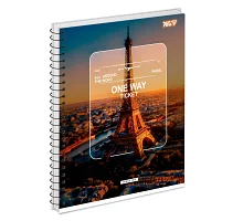 Зошит для записів Yes City Magic одинарна спіраль А4/80 аркушів (152374)