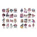 Книжка-розмальовка зі стікерами Tweens Emma Emo 21x29 Ідейка (LCB8)