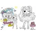 Книжка-розмальовка зі стікерами Tweens Emma Emo 21x29 Ідейка (LCB8)