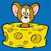 Картина за номерами Tom and Jerry: Любитель сиру Warner Bros 25х25 Ідейка (KHO1371)