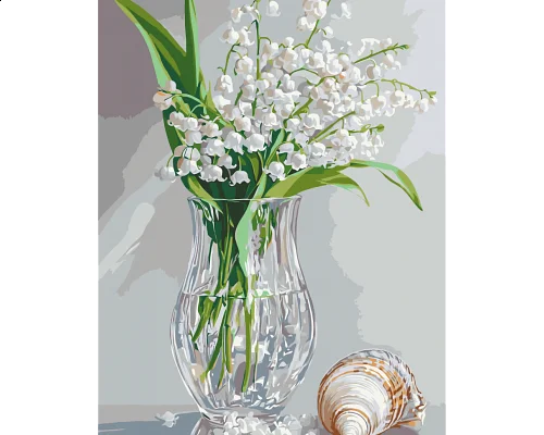 Картина за номерами Запашні конвалії 40х50 см arttem_illustrations Art Craft (13160-AC)