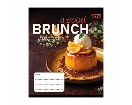 Зошит шкільний Yes Brunch А5 18 аркушів лінія (769099)