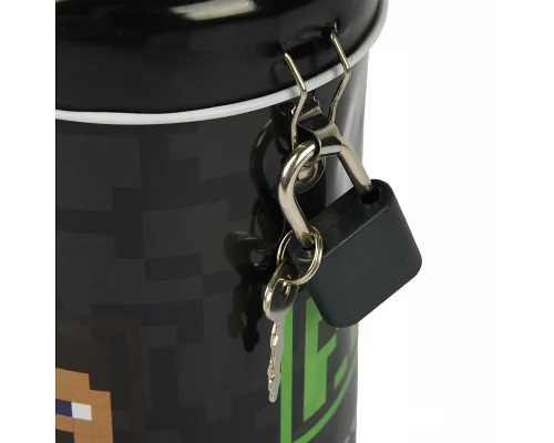 Скарбничка кругла Yes Minecraft Heroes металева 13 х 7,6 см (708577)