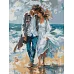 Картина за номерами Пара на узбережжі art.solomiia 30х40 Ідейка (KHO8479)