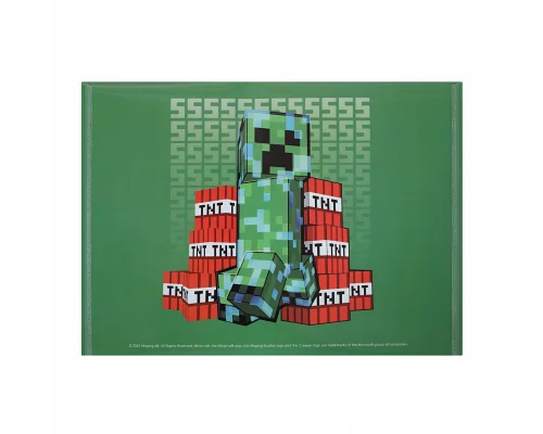 Папка-конверт Yes А4 на кнопці Minecraft Creeper (492336)