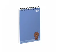 Тетрадь для записей Yes Line Frinds Best Friends одинарная спираль А6/80 листов (152465)