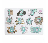 Подложка для стола пластиковая Yes Pusheen цифры 42*29 см (492060)