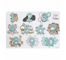 Підкладка для столу пластикова Yes Pusheen цифри 42*29 см (492060)