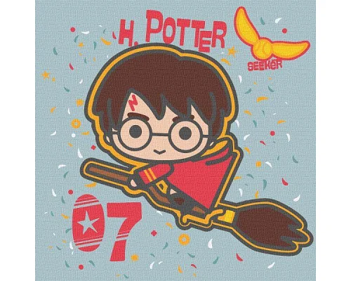 Картина за номерами Harry Potter: Політ на мітлі Warner Bros 25х25 Ідейка (KHO1364)