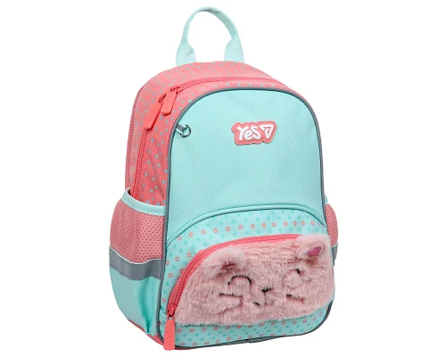 Рюкзак дитячий Smiling Kitty K-34XS для дівчинки 31 см YES (550441)