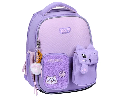 Рюкзак шкільний каркасний Yes Little Kitty H-100S для дівчини 35 см (550212)