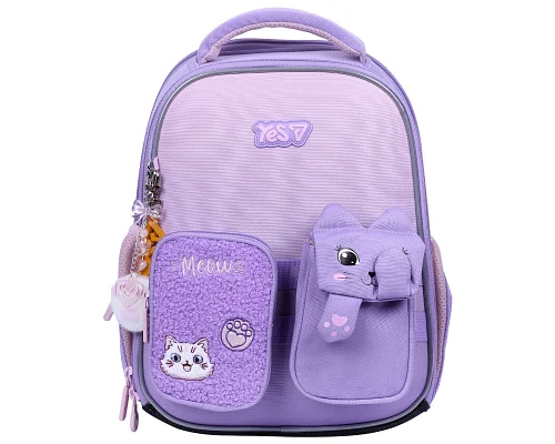 Рюкзак шкільний каркасний Yes Little Kitty H-100S для дівчини 35 см (550212)