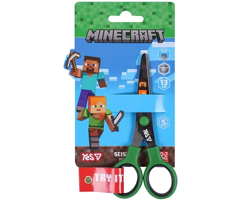 Ножиці Yes Minecraft 13см з принтом на лезі (480476)