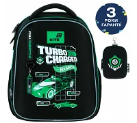 Рюкзак шкільний каркасний Kite Education Hot Wheels спинка 36 см (HW26-555S)