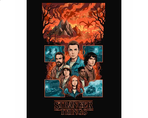 Картини за номерами Дивні дива stranger things 40*50 см (16143-AC)