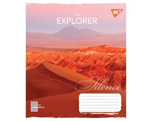 Тетрадь ученическая общая The Explorer А5 60 листов линия YES (767858)