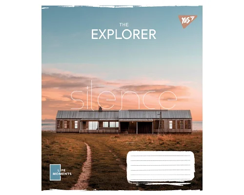 Тетрадь ученическая общая The Explorer А5 60 листов линия YES (767858)