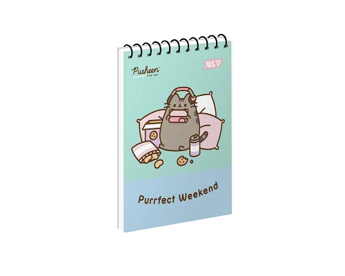 Тетрадь для записей Yes Pusheen Sweet Day одинарная спираль А6/80 листов (152462)