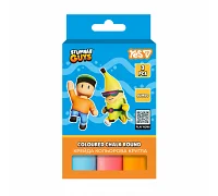 Крейда кольорова Yes Stumble Guys 3 штук JUMBO (400575)