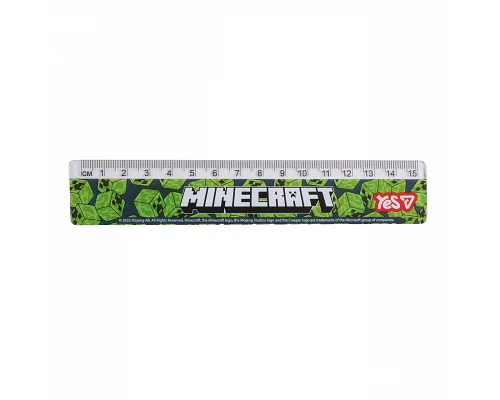 Лінійка Yes 15 см Minecraft (370692)