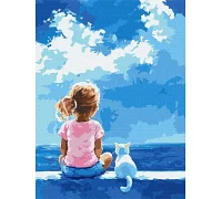 Картина за номерами Ніжна дружба art_selena_ua 30х40 Ідейка (KHO8685)