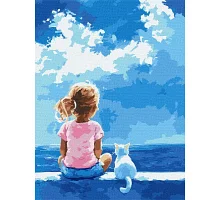 Картина за номерами Ніжна дружба art_selena_ua 30х40 Ідейка (KHO8685)