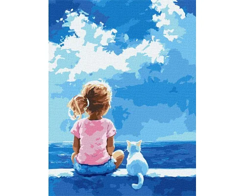 Картина за номерами Ніжна дружба art_selena_ua 30х40 Ідейка (KHO8685)