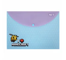 Папка-конверт Yes А4 на кнопці Minecraft.Spring (492337)