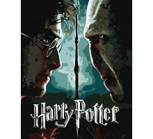 Картина за номерами Harry Potter: Гаррі та Волдеморт з фарбами металік extra Warner Bros. 40х50 Ідейка (KHO5222)