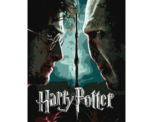 Картина за номерами Harry Potter: Гаррі та Волдеморт з фарбами металік extra Warner Bros. 40х50 Ідейка (KHO5222)