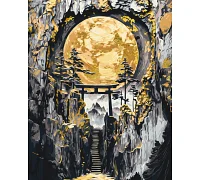 Картина по номерам Японская магия с красками металик 40x50 см Оригами (LW3454)