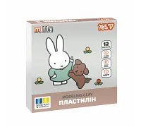 Пластилін Yes Miffy 12 кольорів 240 г (540719)