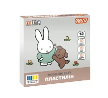 Пластилін Yes Miffy 12 кольорів 240 г (540719)
