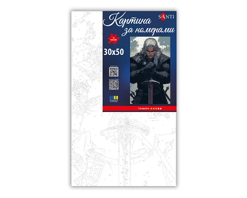 Картина за номерами SANTI Відьмак 30х50 см (955546)