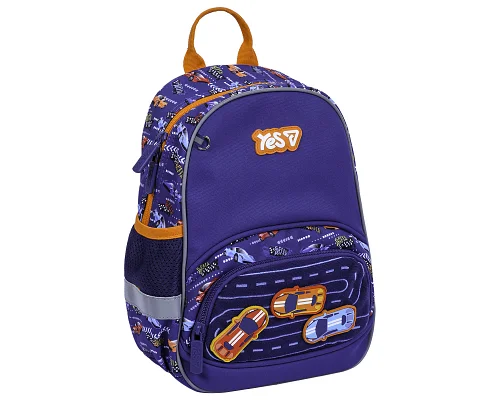 Рюкзак дитячий Car Rally K-34XS для хлопчика 31 см YES (550450)