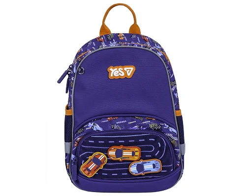 Рюкзак дитячий Car Rally K-34XS для хлопчика 31 см YES (550450)