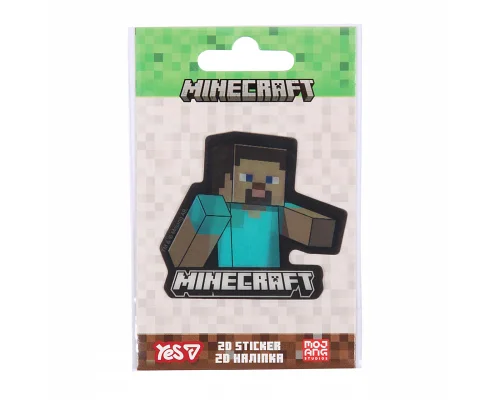 Наліпка 2D Yes Minecraft Zombie (708597)