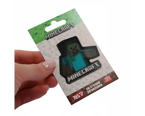 Наліпка 2D Yes Minecraft Zombie (708597)