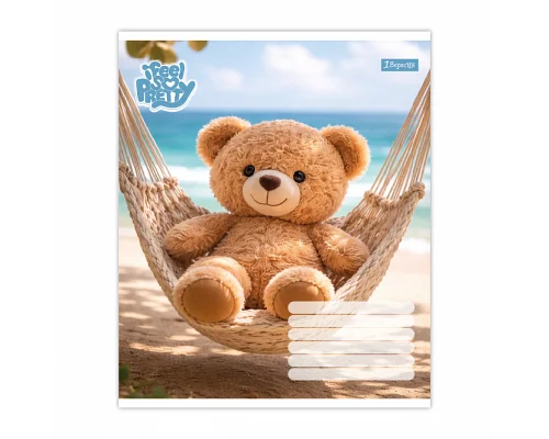 Зошит шкільний 1Вересня Bear stories А5 24 аркушів клітинка (768974)
