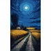 Картина по номерам SANTI Украинские степи 30х50 см LED подсветка (956544)