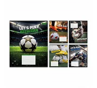 Зошит шкільний 1Вересня Let's play football А5 18 аркушів лінія (768751)