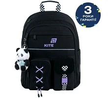 Рюкзак шкільний Kite Education Panda Love спинка 39,5 см (K26-584M-2)