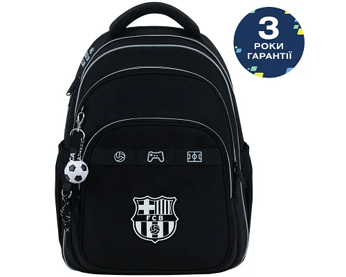 Рюкзак шкільний Kite Education FC Barcelona спинка 39 см (BC26-763M)