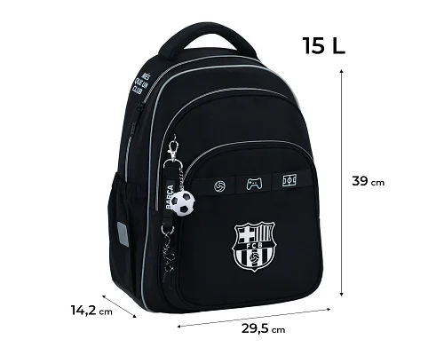 Рюкзак шкільний Kite Education FC Barcelona спинка 39 см (BC26-763M)