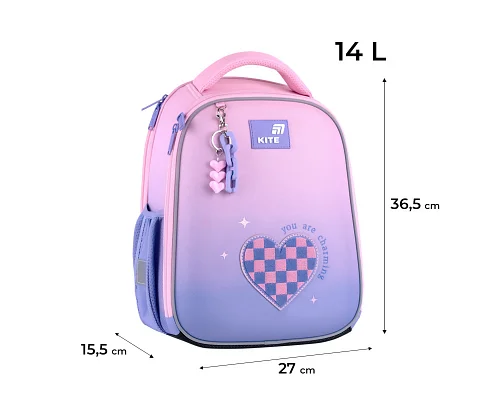 Рюкзак шкільний каркасний Kite Education Charming спинка 36 см (K26-555S-4)