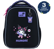 Рюкзак шкільний каркасний Kite Education Kuromi спинка 36 см (HK26-555S-3)